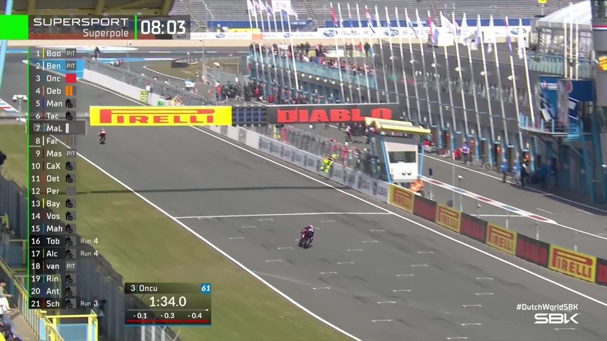 NEW ALL TIME LAP RECORD🔥💨 Can Oncu is now on provisional pole💪 #DutchWorldSBK 🇳🇱