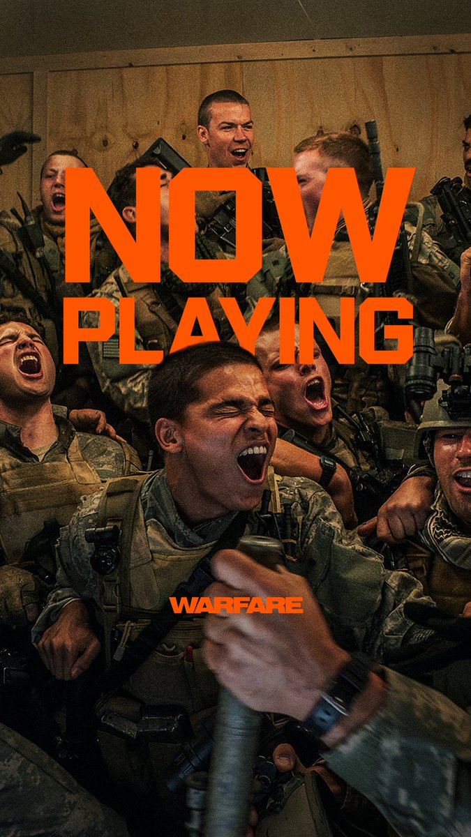 The only way out is together. Alex Garland and Ray Mendoza's WARFARE is a The New York Times Critic's Pick, Certified Fresh and now playing in theaters nationwide.