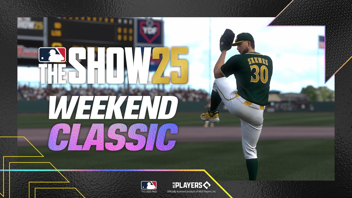 🎮 Weekend Classic* is here, and it’s time to earn your spot. Compete in the first-ever Weekend Classic in #MLBTheShow 25! Play today - 4/15. Your first 6 games are key, with big-time rewards like Corey Kluber making his return, and 100-player leaderboards built for each league.