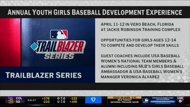 The 2025 Trailblazer Series gets underway today!! ❤️‍🔥⚾️ MLBDevelops
