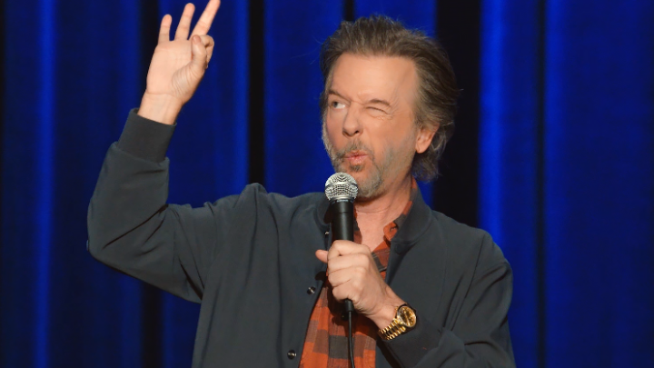 No turd-shaming here. David Spade: Dandelion premieres May 6.