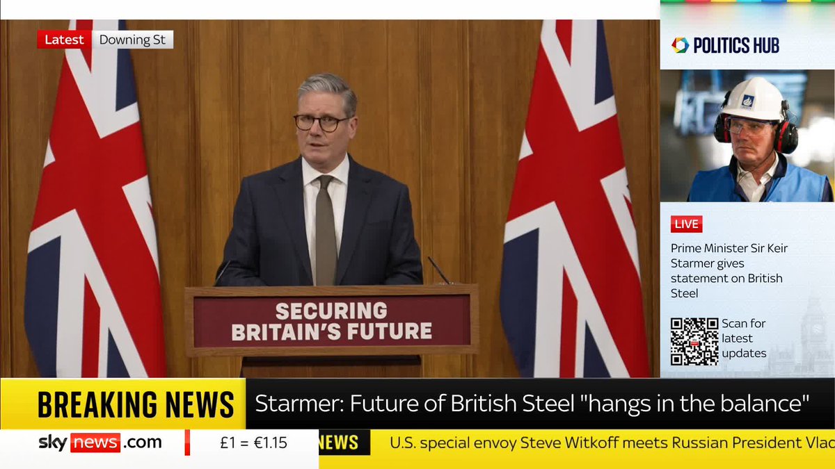BREAKING: The PM confirms that parliament is being recalled tomorrow to "protect" steelmaking. He adds: "We'll pass emergency legislation in one day to give the business secretary the powers to do everything possible to stop the closure of these blast furnaces."