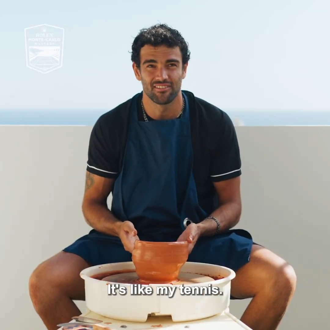 We know they’re good on clay. But how good are they *with* clay? ATP stars took on a unique challenge: reconstruct the #RolexMonteCarloMasters trophy out of clay 🧱 🫣