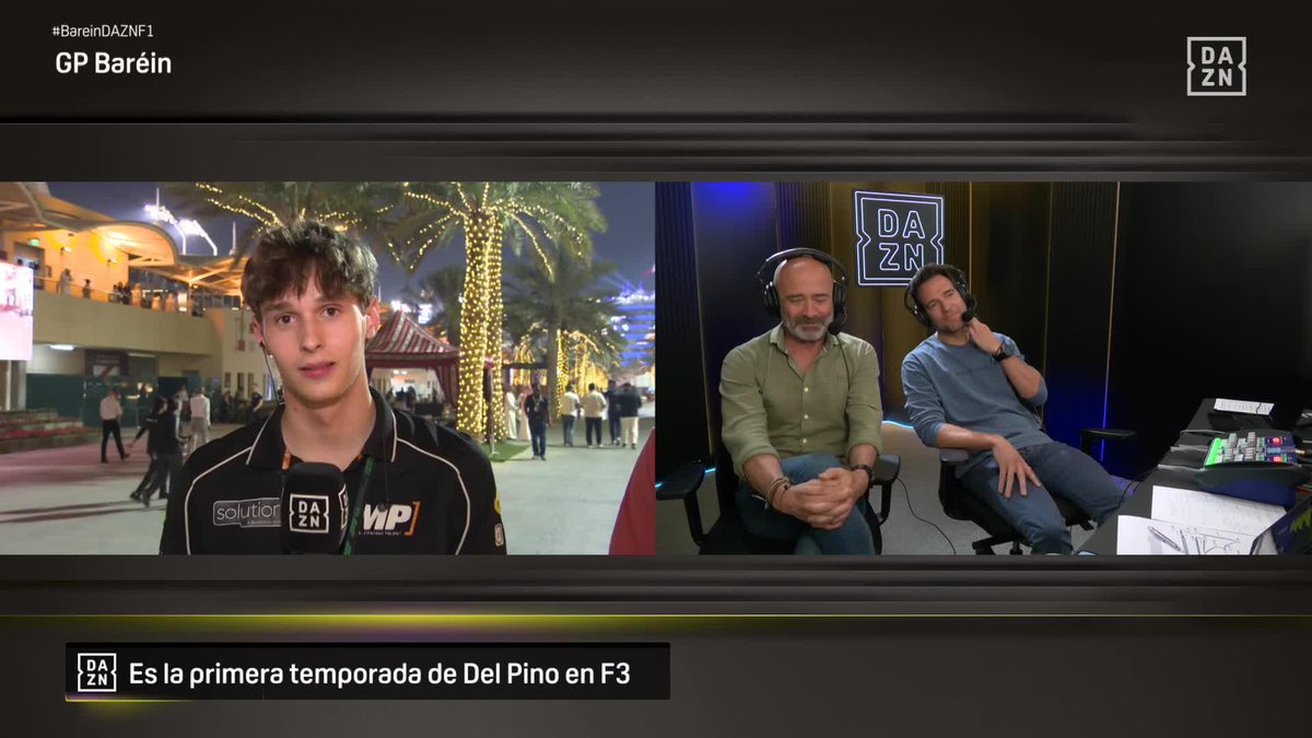 Ir rápido en Baréin se ve que es de familia Pedro de la Rosa 🙌 Bruno Del pino y lo importante que ha sido su tío en su carrera deportiva #BahreinDAZNF1 🇧🇭