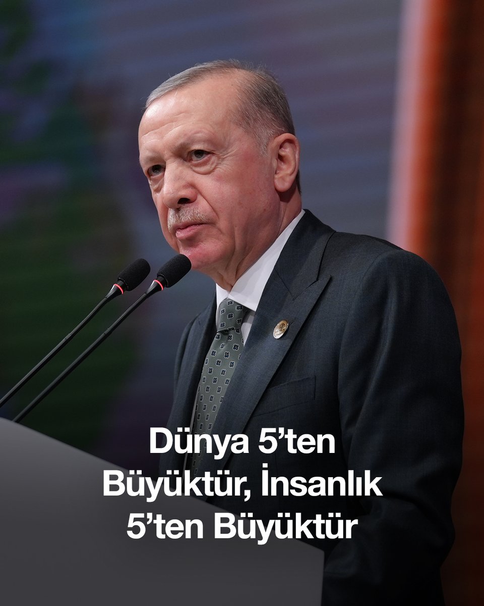Dünya 5'ten büyüktür çünkü insanlık 5'ten büyüktür… #ADF2025