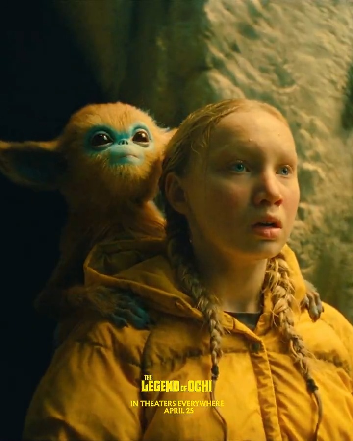 Answer the call of the Ochi. One week until THE LEGEND OF OCHI opens in NY & LA, nationwide April 25.