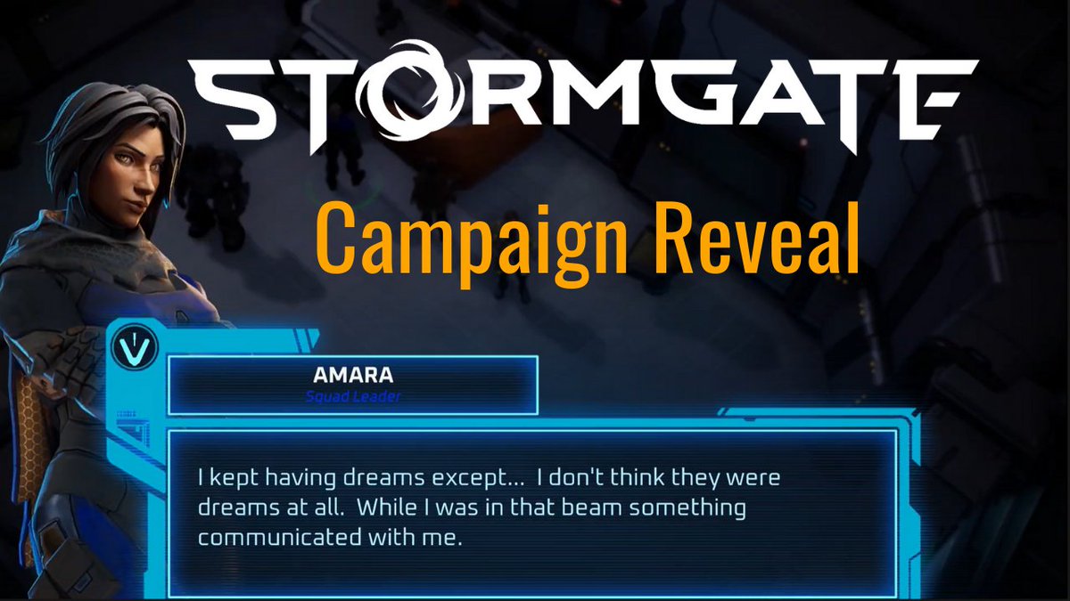 📣 Your campaign experience is about to change. We’re giving you a first look at the reworked Stormgate Campaign, built from your feedback and our vision. 🛠️ Yes – it’s still work in progress 🗓️ Yes – it’s coming in Update 0.4.0 💬 And YES – we want YOUR feedback