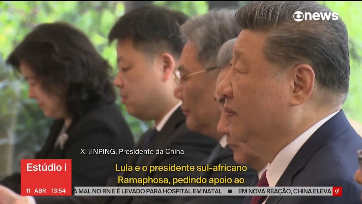 Em encontro com primeiro-ministro da Espanha, presidente da China mencionou Lula. Xi Jinping disse que, ao lado dos presidentes do Brasil e da África do Sul, foi coautor de um artigo que pedia apoio ao multilateralismo. ➡ Assista ao #Estúdioi: #GloboNews