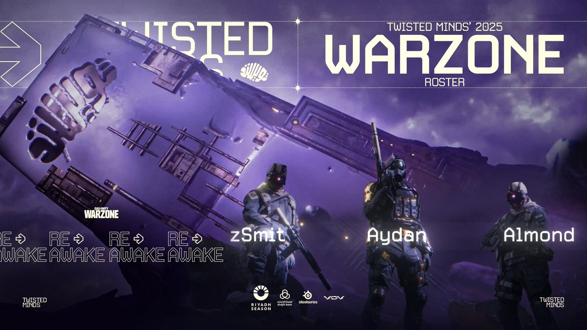 We're back for more in #Warzone in 2025. 🧠 Gen.G Aydan Twis Almond Twis Smit #TwistTheGame | #EWC2025