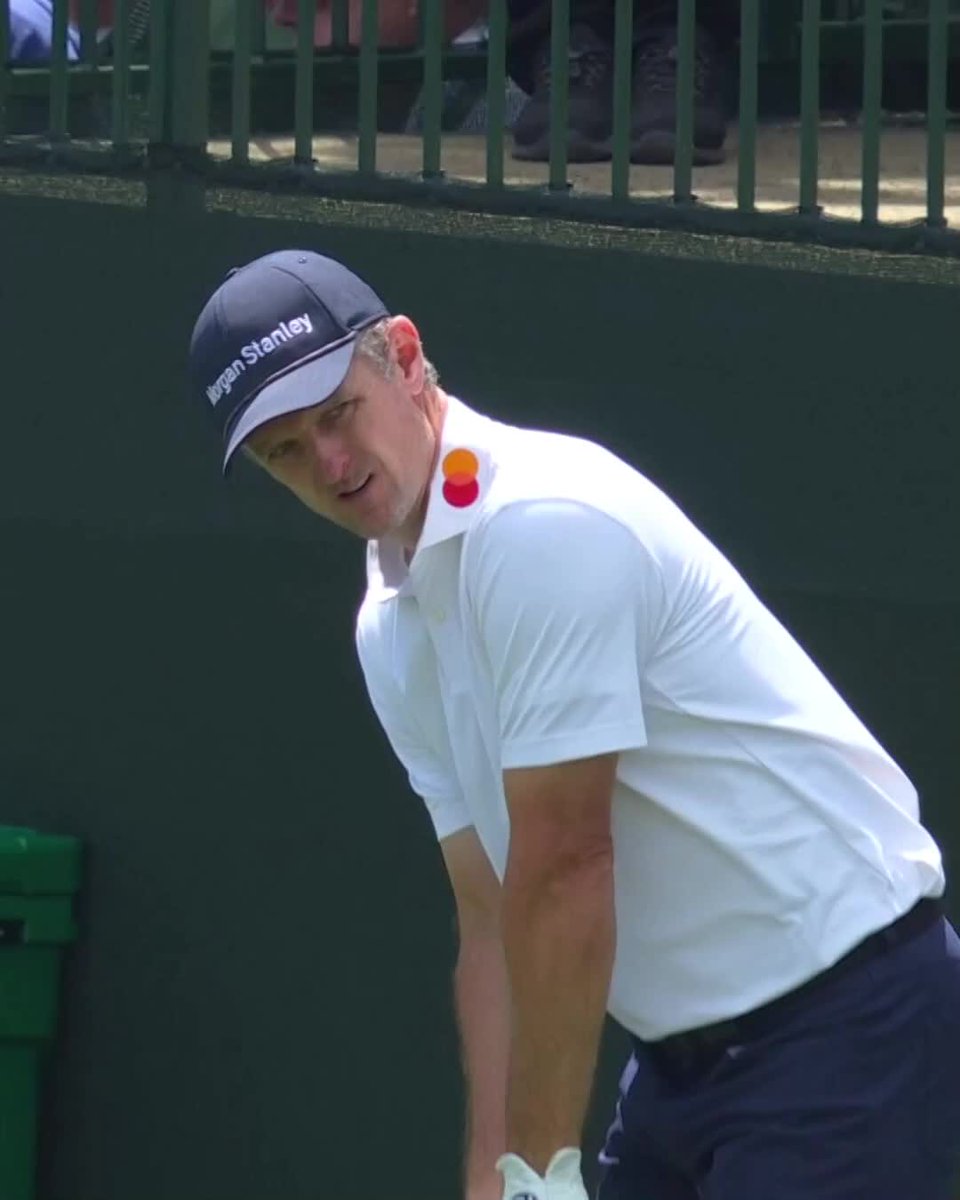 Justin Rose executes on No. 16. He makes birdie and extends his lead. #themasters