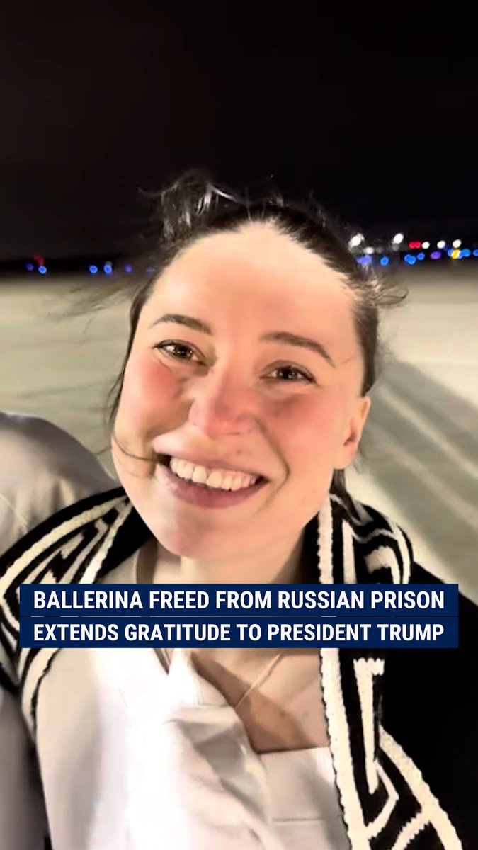 "Glad to have you back home." President Trump posts a video of ballerina Ksenia Karelina thanking him and his administration for securing her return home to America through a prisoner swap with Russia.
