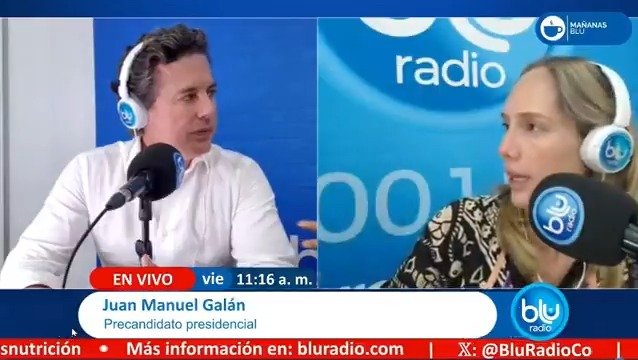 "No hay confianza en Claudia López para hacer alianzas" nos dice Juan Manuel Galán en #MañanasBlu10am Pueden ver la entrevista completa aquí👇🏼