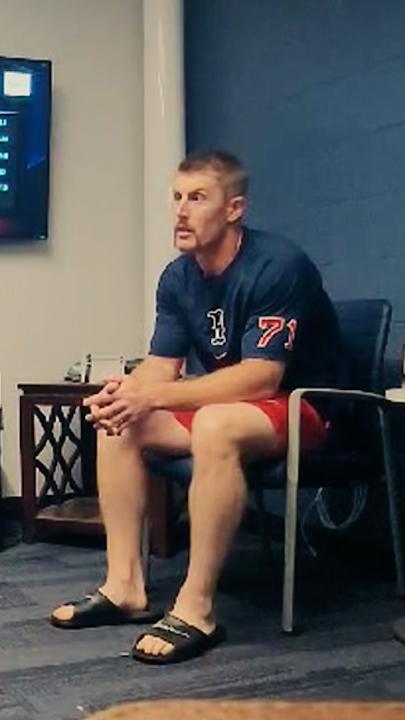 The moment Cam Booser found out that the Red Sox were calling him up to make his MLB debut at 31 years old 🥹❤️ 📺: The Clubhouse: A Year with the Red Sox