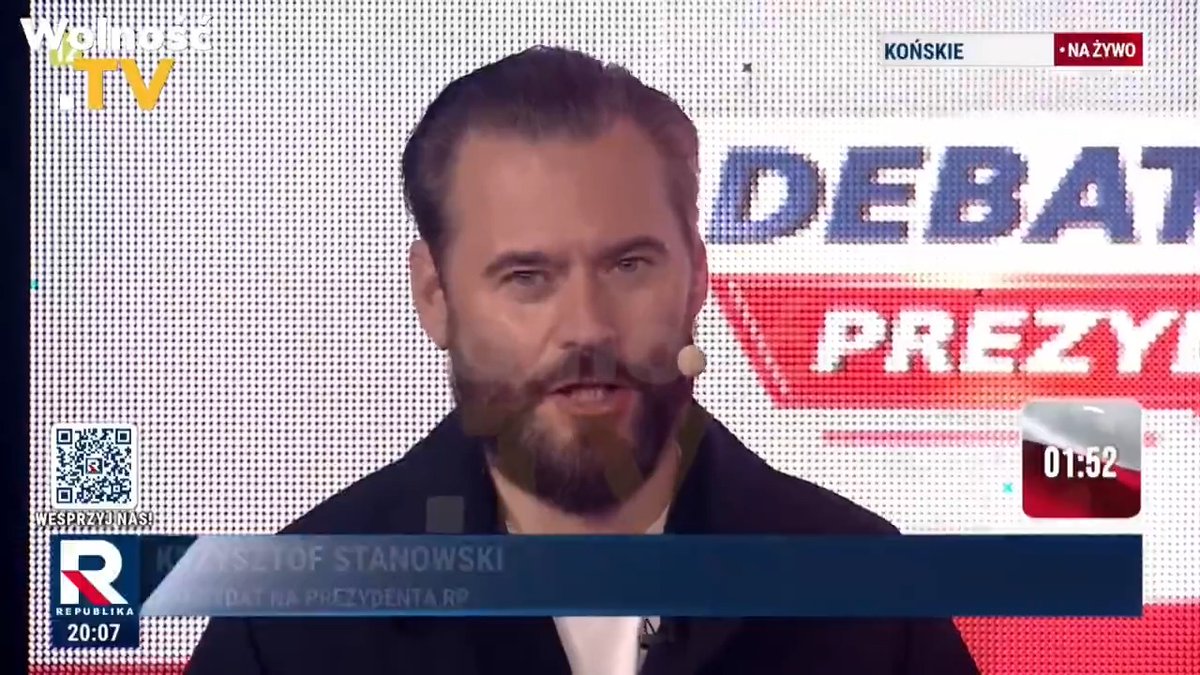 "Nie bądźcie niewolnikami sondaży, nie dajcie się MANIPULOWAĆ telewizjom ani dziennikarzom! Głosujcie na kogo chcecie, byle NIE NA MNIE!" ✅ Krzysztof Stanowski - swobodna wypowiedź w debacie Telewizji Republika Krzysztof Stanowski #debata