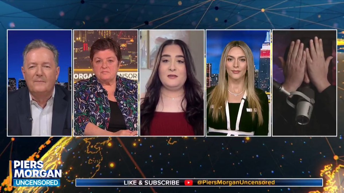 "You think you can change your sex - how can you call anyone stupid?" Watch more of Andrew Wilson debating feminism on Uncensored 👇 📺 Piers Morgan | Andrew Wilson | Julie Bindel |