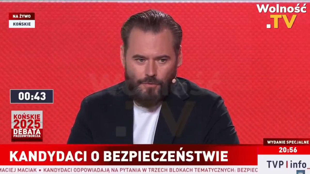 "Widzę, że dzisiaj wylosowała się ta wersja Trzaskowskiego, która akurat jest przeciwko wpuszczaniu imigrantów! Cieszę się, bo akurat w tym momencie się zgadzamy!" ✅ Krzysztof Stanowski na Debacie TVP ws. bezpieczeństwa: Krzysztof Stanowski #debata