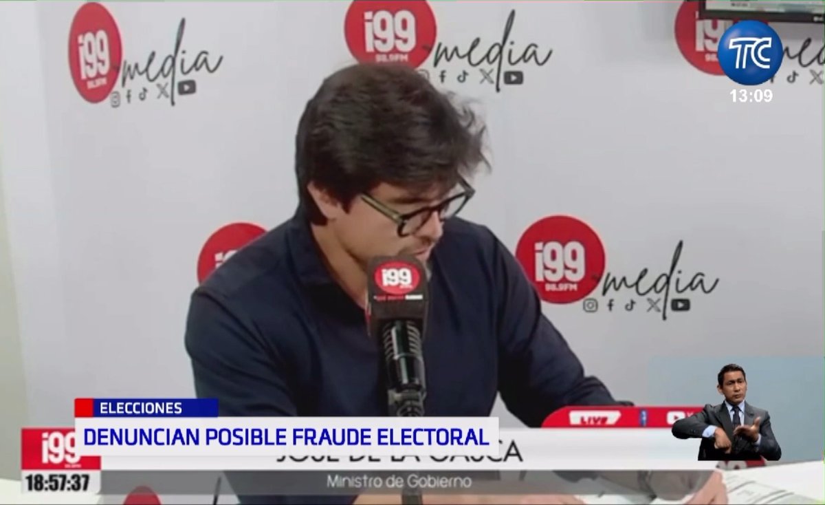 El ministro de Gobierno, José de la Gasca, hizo público un procedimiento policial ejecutado en Guayaquil por un posible fraude electoral. Más noticias en