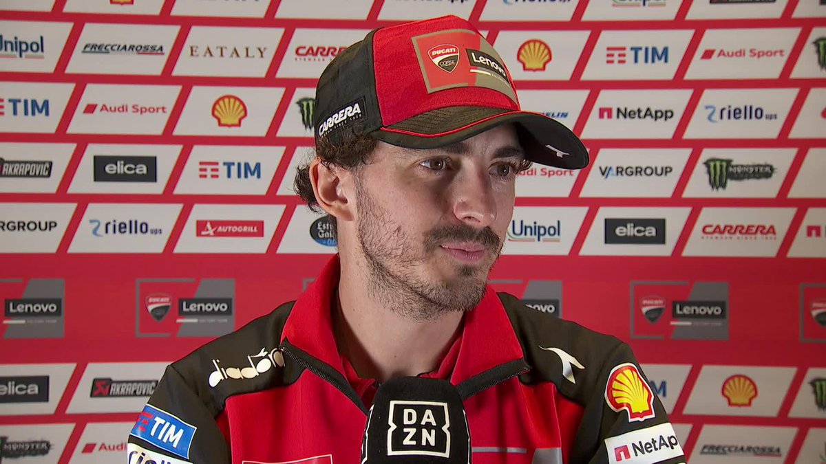 🗣️ “Es mi mejor día de todo el 2025” A Pecco Bagnaia le gusta Catar y se le nota 😃 🔗 #QatarGP 🇶🇦 #MotoGP 🏁
