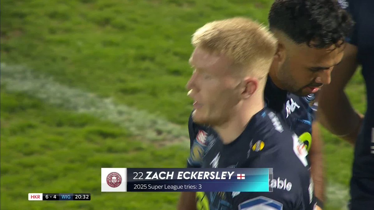 ECKERSLEY IS AWAY! ⚡️ Wigan capitalise on an error in the Hull KR defence and Zach Eckersley takes full advantage 🔥