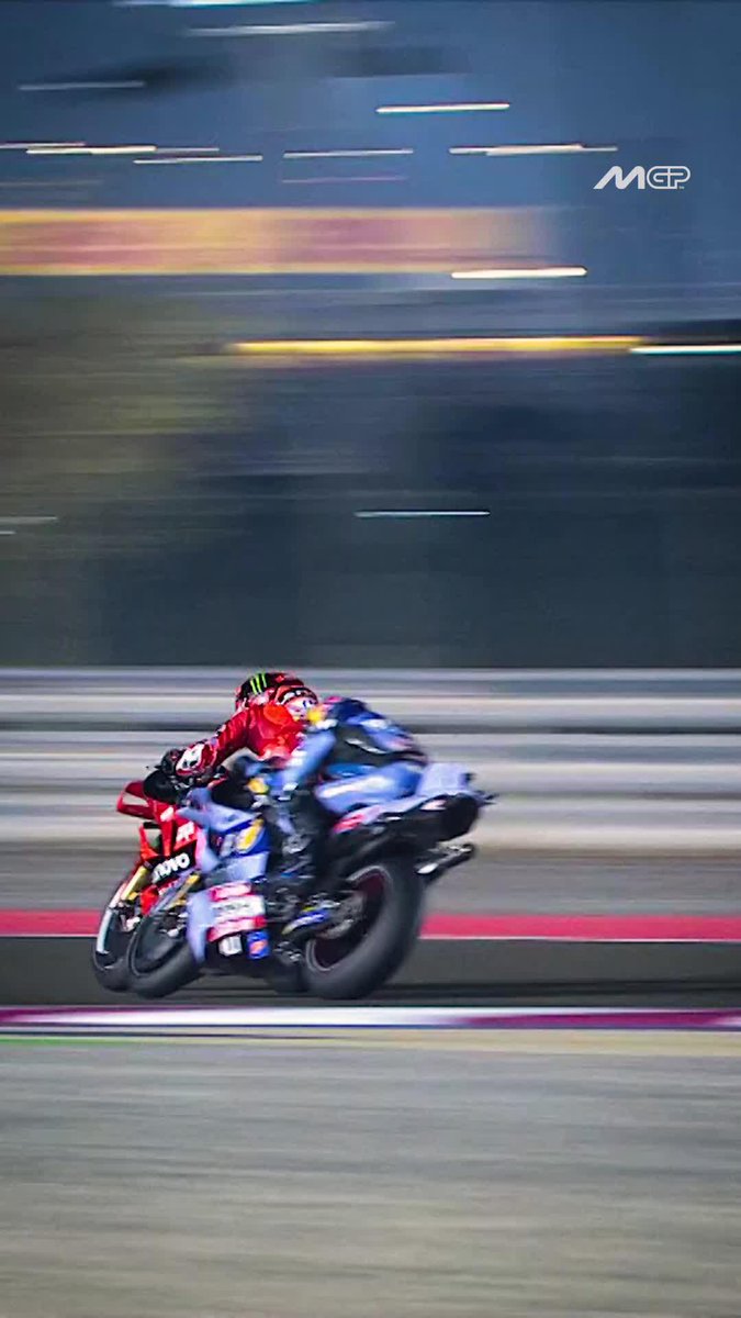 That was a little too close for comfort from Alex Márquez 😮‍💨 #QatarGP 🇶🇦
