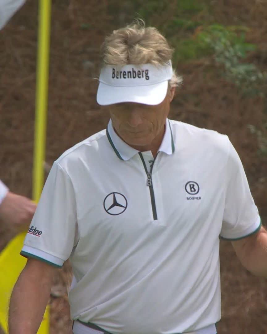 Bernhard Langer birdies Golden Bell to reach level par. #themasters