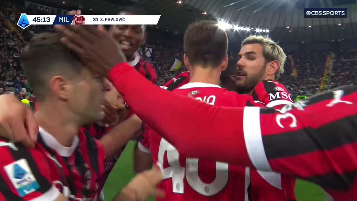 CHRISTIAN PULISIC ASSIST OFF THE CORNER KICK FOR MILAN!!!