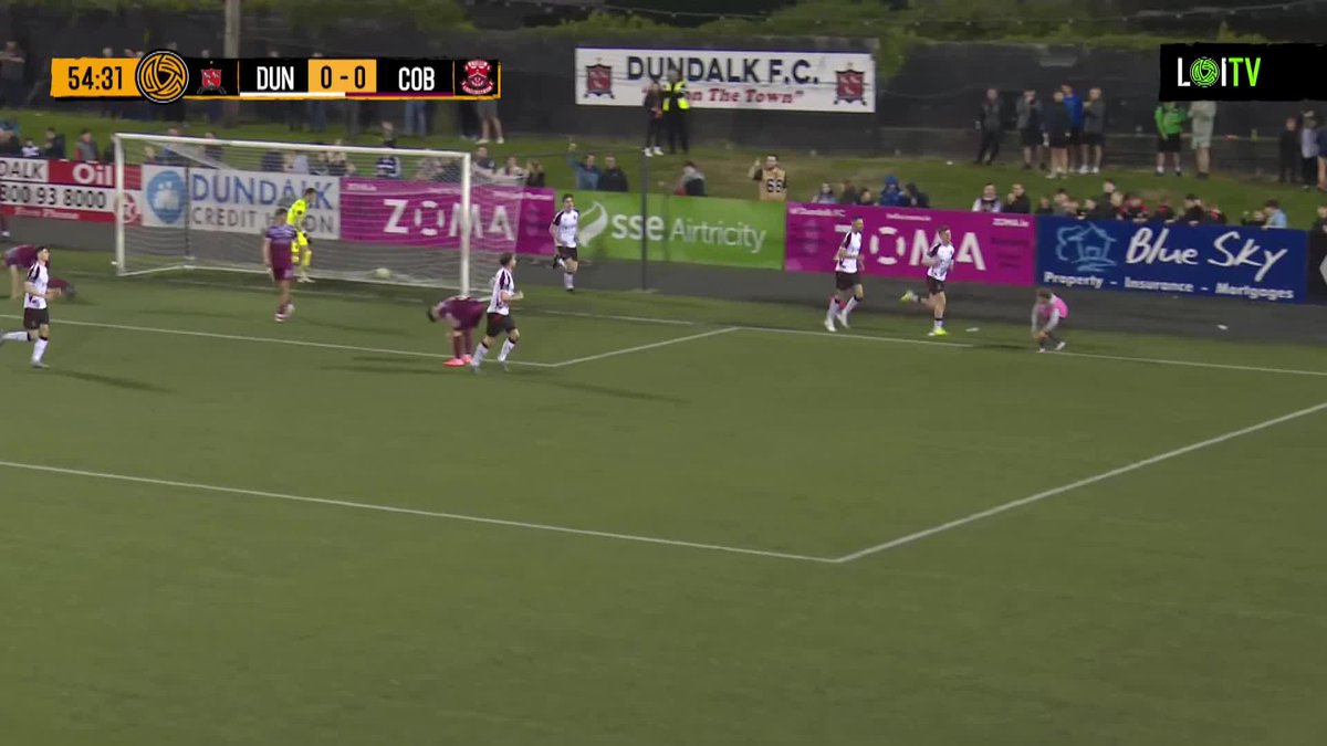 The leaders are in front! Some brilliant work from Sean Keogh results in Jonas Hakkinen putting the ball in the back of his own net.