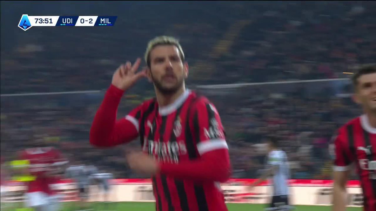 ¡LE ROMPIÓ EL ARCO! Golazo de Theo Hernández para el 3-0 de Milan ante Udinese. 📺 #DisneyPlus