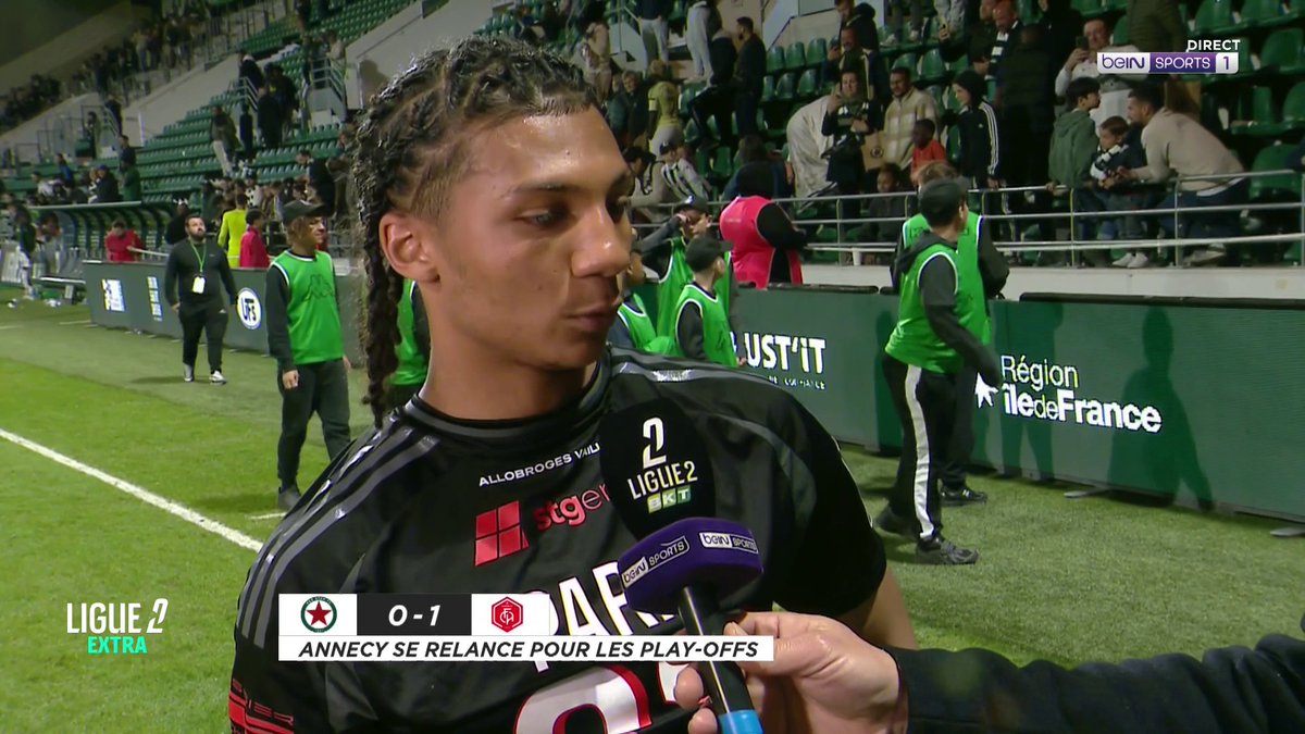 🇫🇷 #Ligue2BKT 💬 Ismaëlo Ganiou (FC Annecy) : "Les playoffs de montée ? C'est dans un coin de la tête" #beINLIGUE2 #MultiLigue2