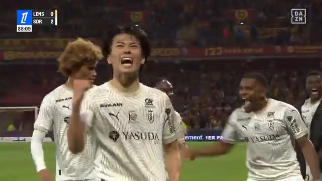 [速報]中村敬斗 待望の追加点！！ 🇫🇷#リーグ・アン 第29節 RCランス vs スタッド・ランス ／ 圧倒的な決定力！ スプリントからカウンターを決め 今試合2得点を記録 ＼ #ABEMAdeDAZN #ABEMA