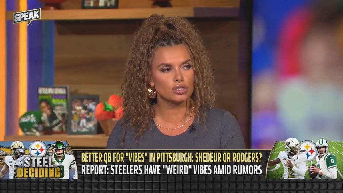 .Joy Taylor breaks down why the Steelers should draft Shedeur if he's available over moving forward with Aaron Rodgers. "We haven't had a franchise QB since Ben... They're not winning the Super Bowl with Aaron Rodgers."
