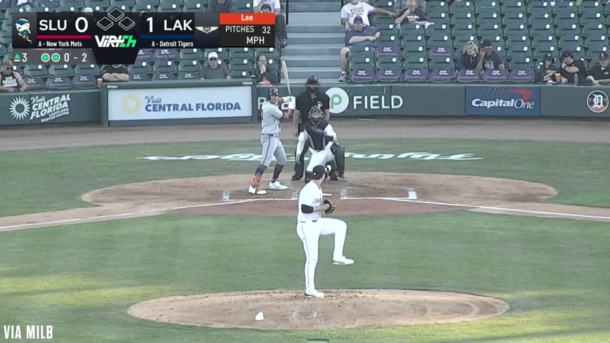 Jeff McNeil gets a single, Francisco Alvarez battles from down 0-2 to work a walk, and Drew Gilbert brings them all home with a 3-run homer for St. Lucie!