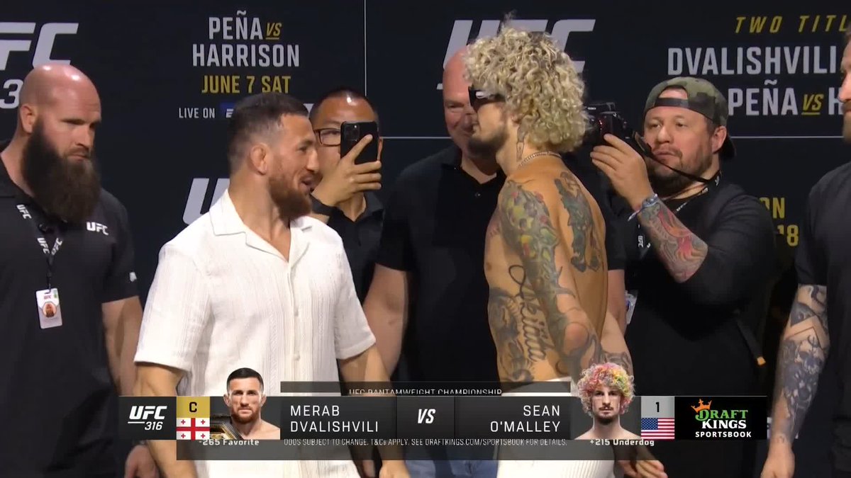 メラブ × オマリー フェイスオフ🔥🔥🔥 #UFC316