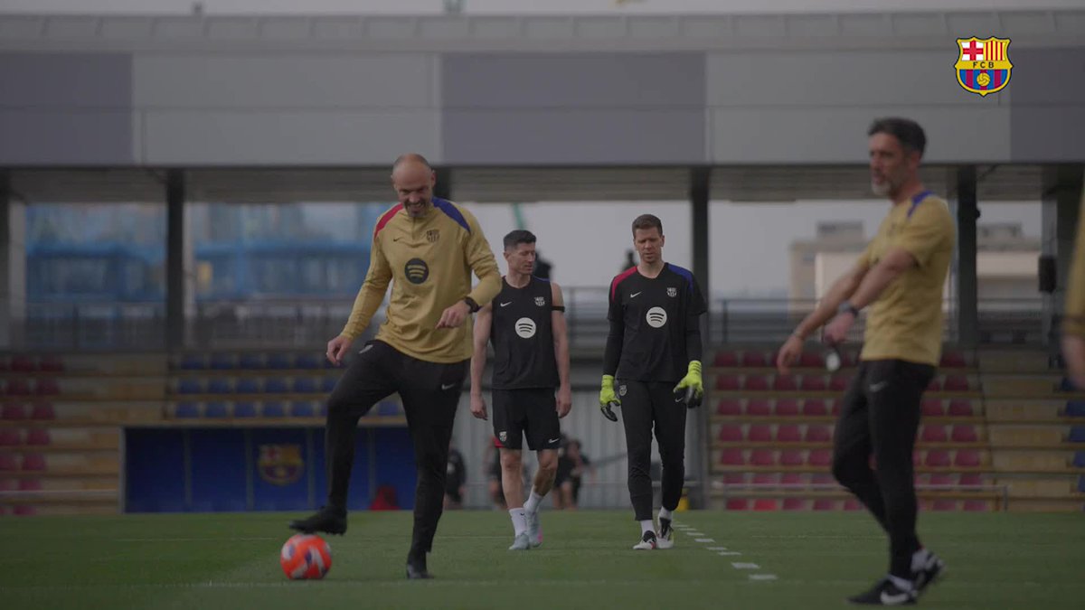 Friday workout ahead of #LeganésBarça! 💪