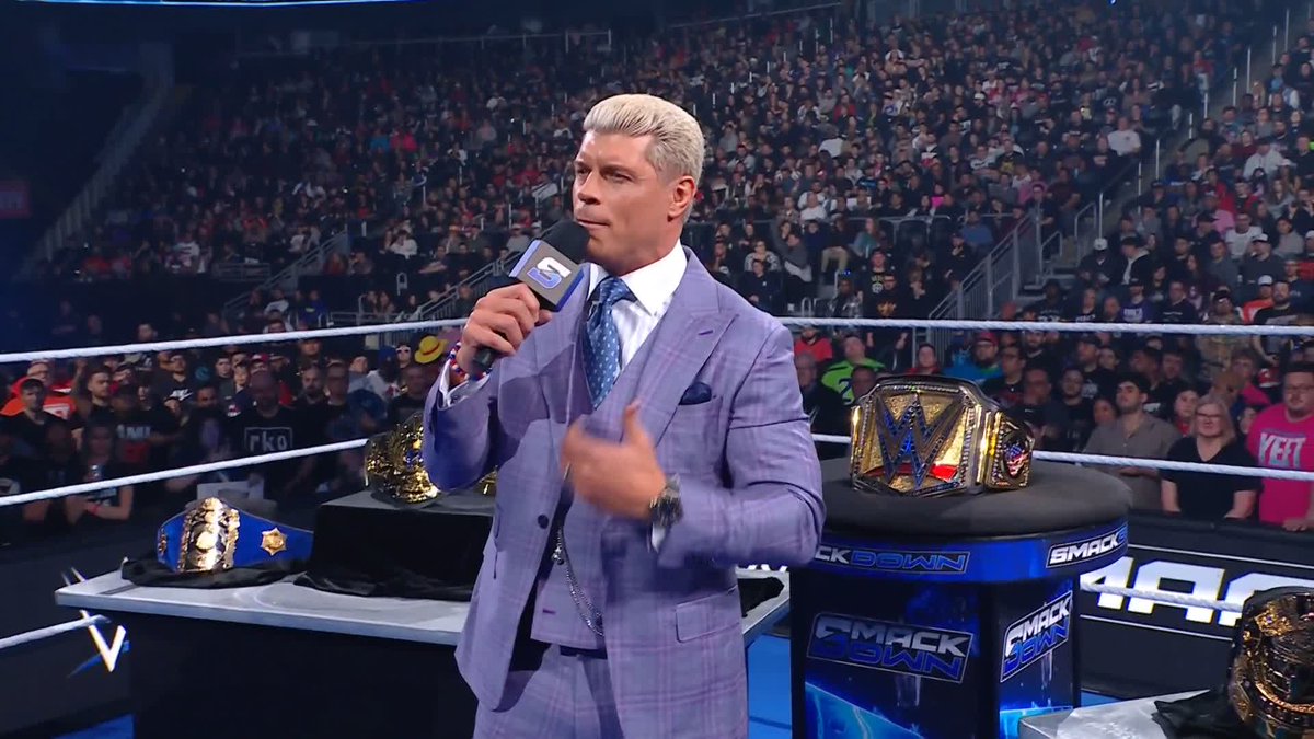 .Cody Rhodes is just trying to be SOMEBODY! Can you blame him, John Cena? #SmackDown