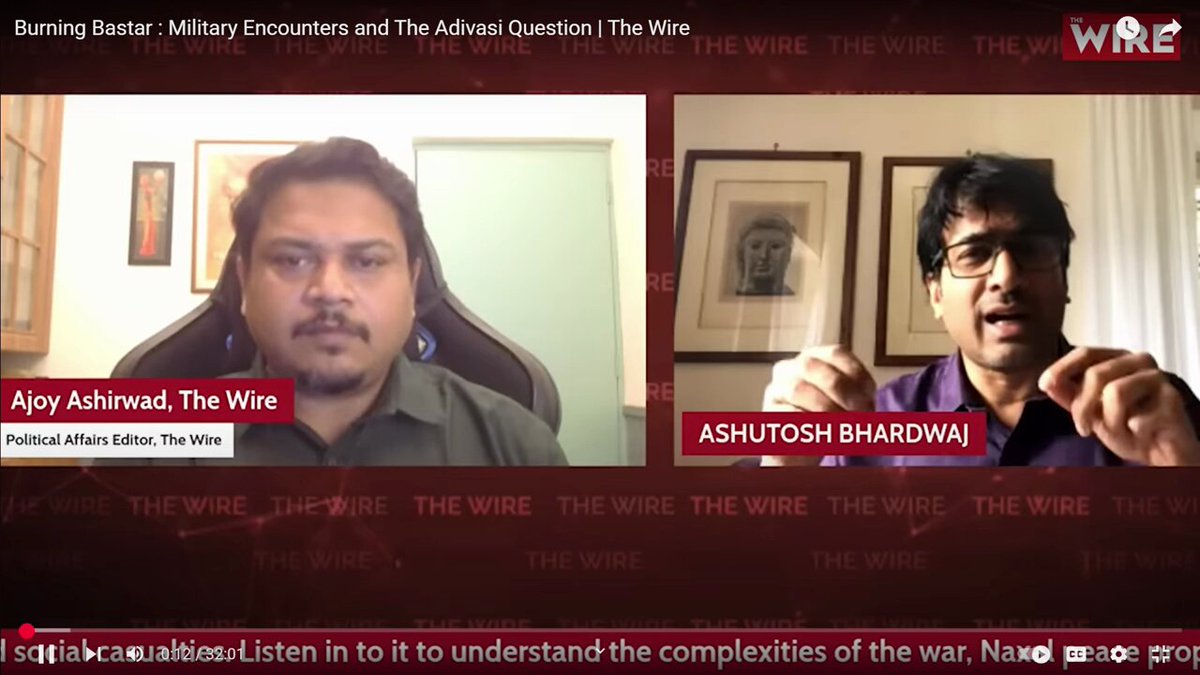 I have been highlighting this for days Naxalism in India is on its last legs ... and Naxals are begging the govt for mercy As expected, liberal activists have been crying about what govt is doing Here you can see Wire crying also Enjoy...