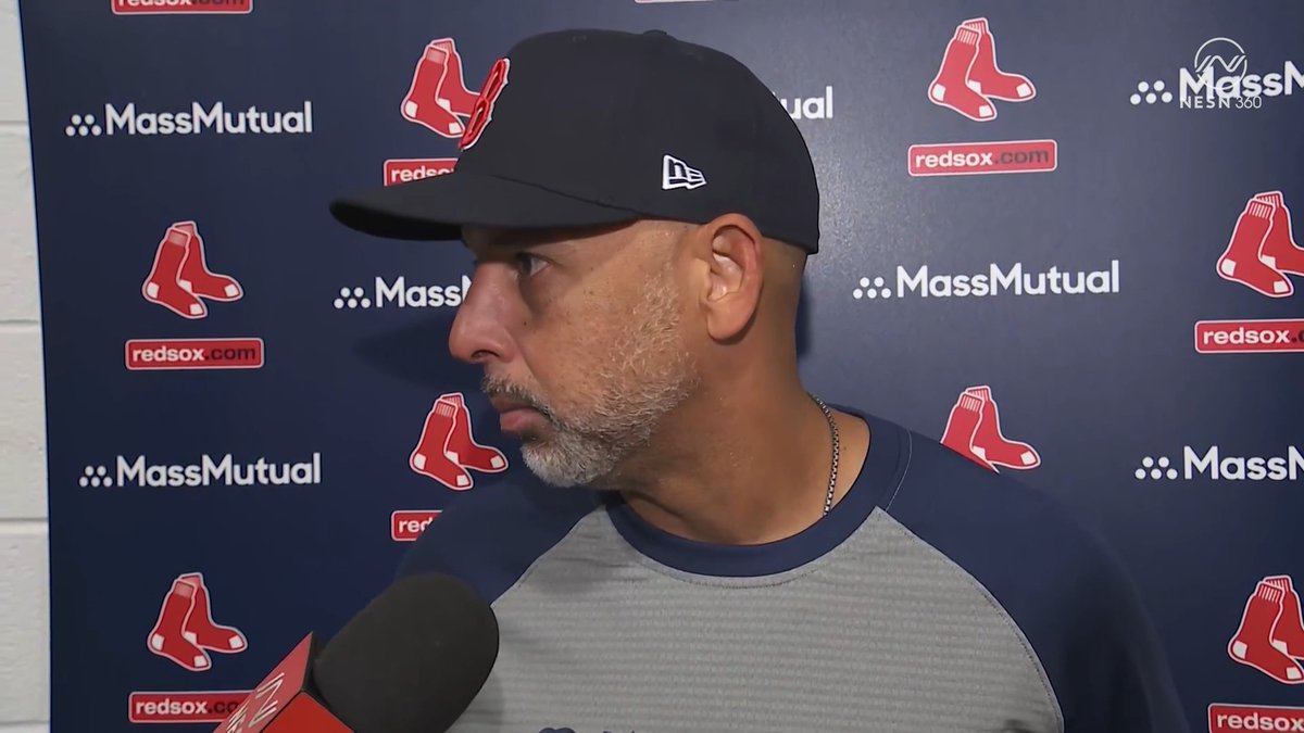 "We didn't hit. We didn't play defense. We didn't pitch. Turn the page, be ready for tomorrow. We just gotta be better." Alex Cora reflects on the loss tonight #RedSox