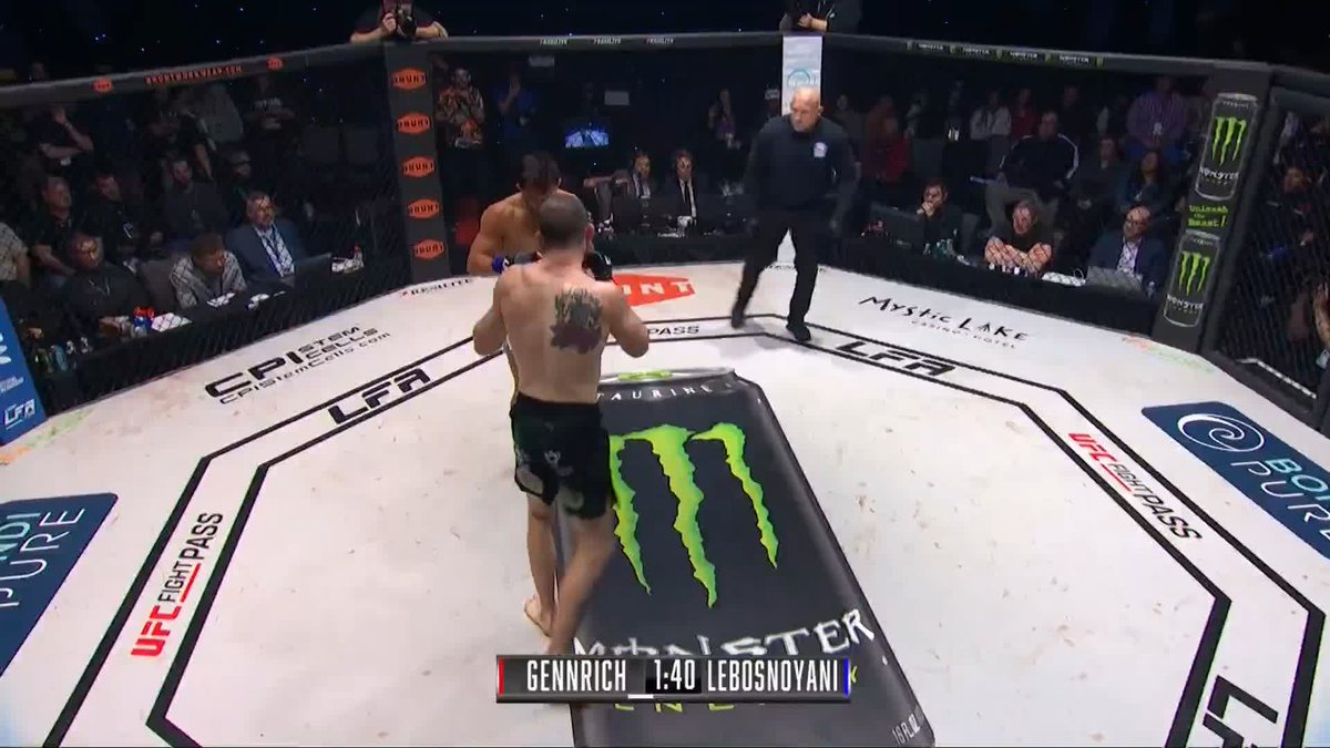 Lebosnoyani gets the submission in round 1! #LFA206