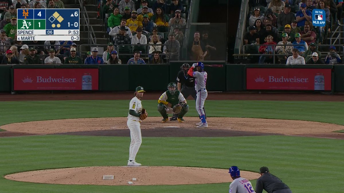 Starling Marte drives a 2-run double to bring in Francisco Lindor and Juan Soto to make it 6-1 Mets!