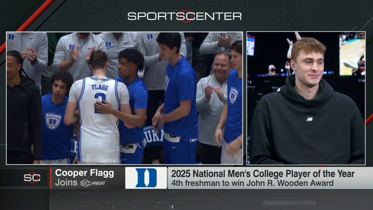 "I think now it's time for me to reflect." Cooper Flagg on his basketball future after his freshman season with Duke 🏀