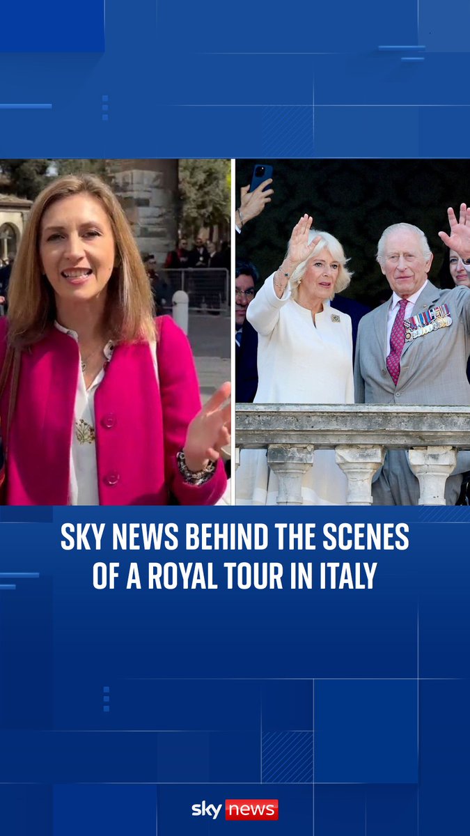 👑Sky's royal correspondent Rhiannon Mills takes viewers behind the scenes of covering a royal tour in Italy ⬇️ Read more: