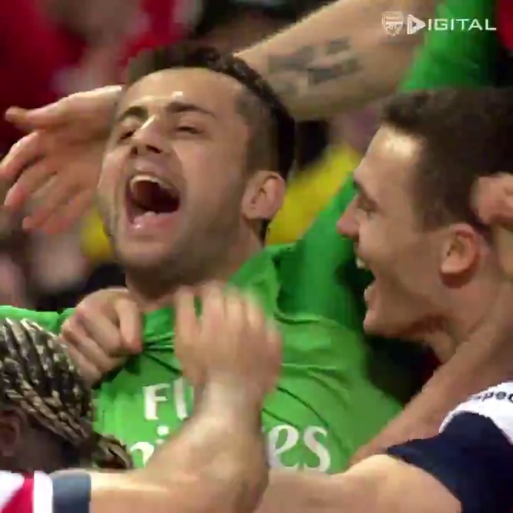 🗓️ OTD in 2014: Arsenal beat Wigan on penalties in the FA Cup semi-final, for their first win at the new Wembley: 🔵 Gomez [pen] (63’) 🔴 Mertesacker (81’) ❌ Caldwell ✅ Arteta ❌ Collison ✅ Kallstrom ✅ Beausejour ✅ Giroud ✅ McArthur ✅ Cazorla