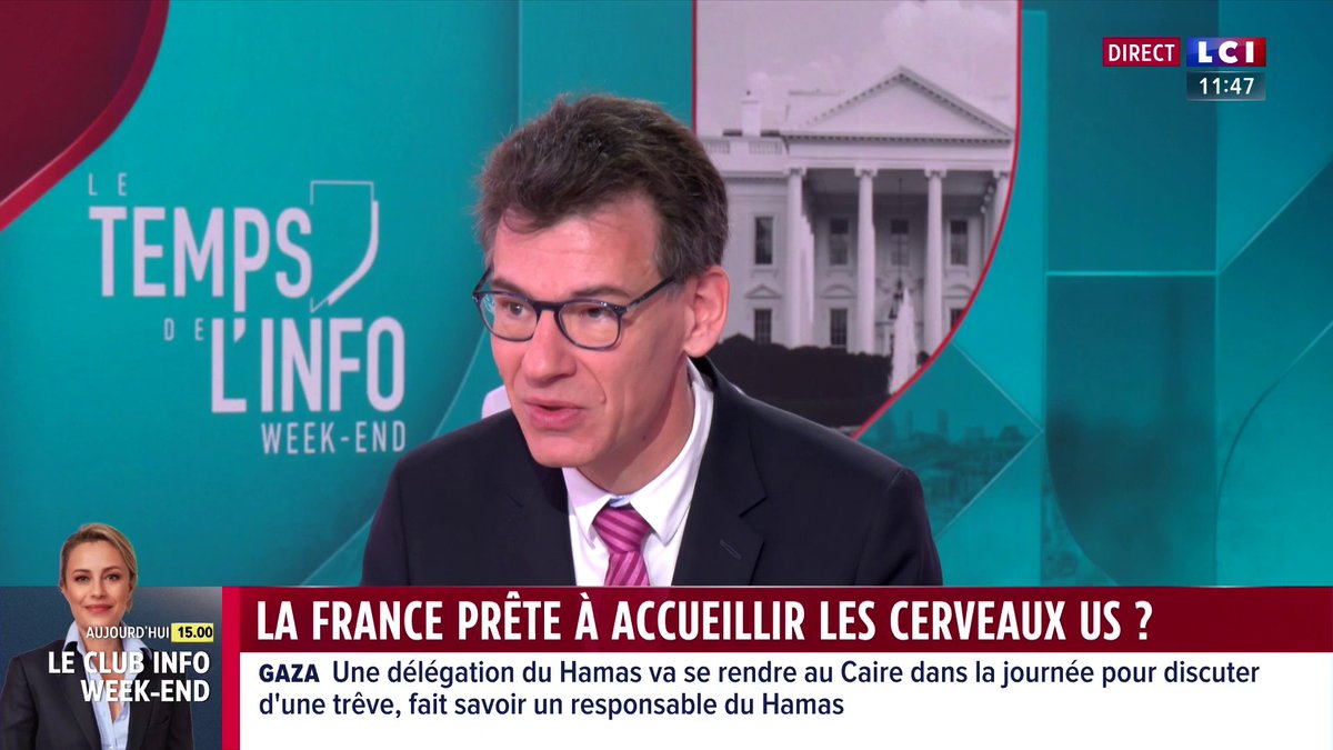 Scientifiques malmenés par Donald Trump aux États-Unis : "Ce n'est pas aux politiques de dicter ce qu'est la science (...) Ça, ça arrive dans des dictatures" 🗣️ Philippe Baptiste ministre chargé de l'Enseignement supérieur et de la Recherche ▶️ Avec Paola Puerari ⬇️