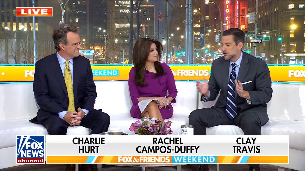 On TV until ten am from NYC with Rachel Campos-Duffy & Charlie Hurt on FOX & Friends. They even got me in a suit and tie! Come hang: