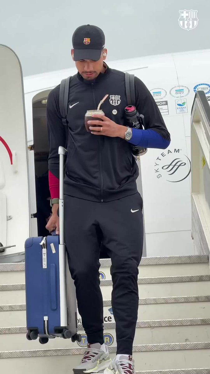 Landed! 🛬 #LeganésBarça!