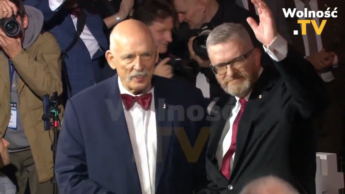 ‼️JANUSZ KORWIN-MIKKE na Wielkiej Konwencji Wyborczej Grzegorza Brauna‼️ Janusz Korwin-Mikke Grzegorz Braun