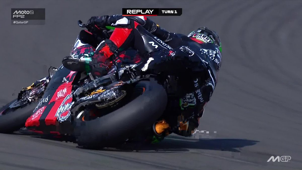 Absolutely mad combination of events for Barry Baltus🤯 #QatarGP 🇶🇦