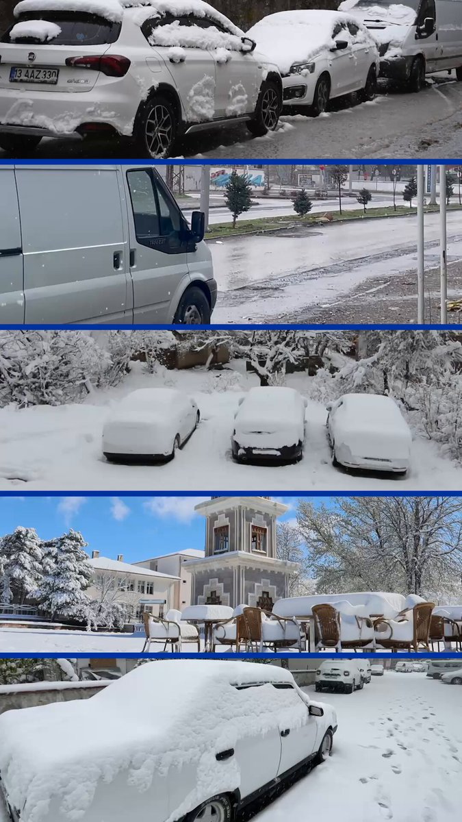 📍 Muş 📍 Bolu 📍 Bingöl 📍 Bitlis 📍 Erzincan Yurt genelinde kar ve soğuk hava etkisini sürdürüyor