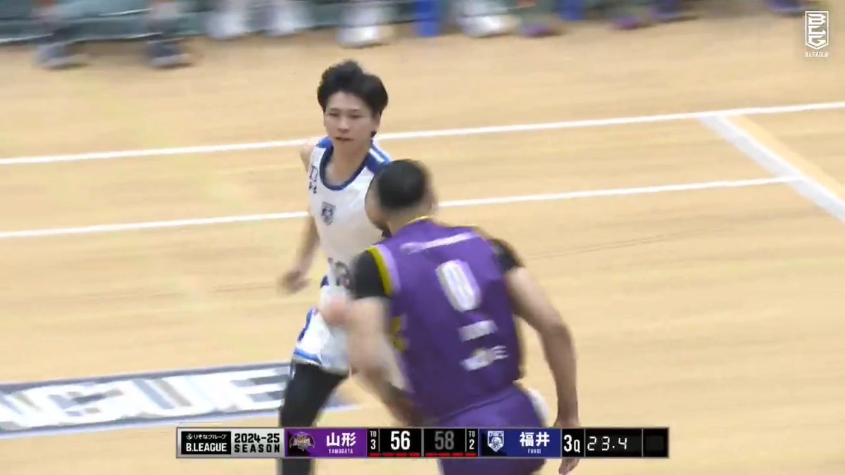 ディフェンス3人でも止められない🔥 福井#18 藤澤の流れを引き寄せるフローター! 福井ブローウィンズ 藤澤 尚之 /Fujisawa Naoyuki 📡バスケットLIVEで見逃し視聴 #Bリーグ #りそなグループ