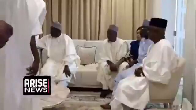 Ganduje: “We're here to pay Sallah greetings to the former president (Buhari), and we also took the time to explain to him the achievements of our great party since he left. We promised to brief him from time to time. As for the group (Atiku & Co) that came to see him, that is not concern to us.”